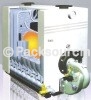 Oil or gas fired hot water boiler