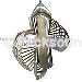 Outdoor Decor & More Laser-cut Cross Wind Spinner-HOMIER DISTRIBUTING COMPANY INC