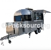 Street Food Cart Mobile Kitchen Food Truck with Equipped in Mobile Food Trailer
